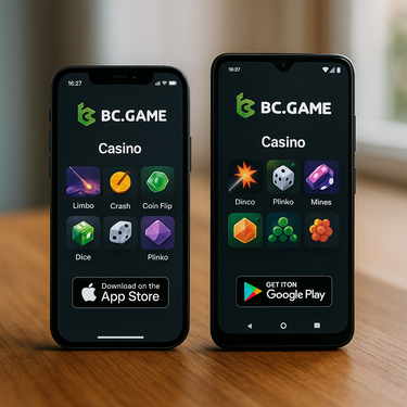 BC.Game - Mobil App Lehetőségek - Apps Platform Screenshot