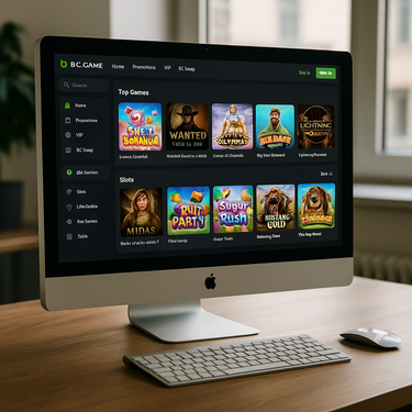 BC.Game - Stílusos Tervezés - Desktop Platform Screenshot